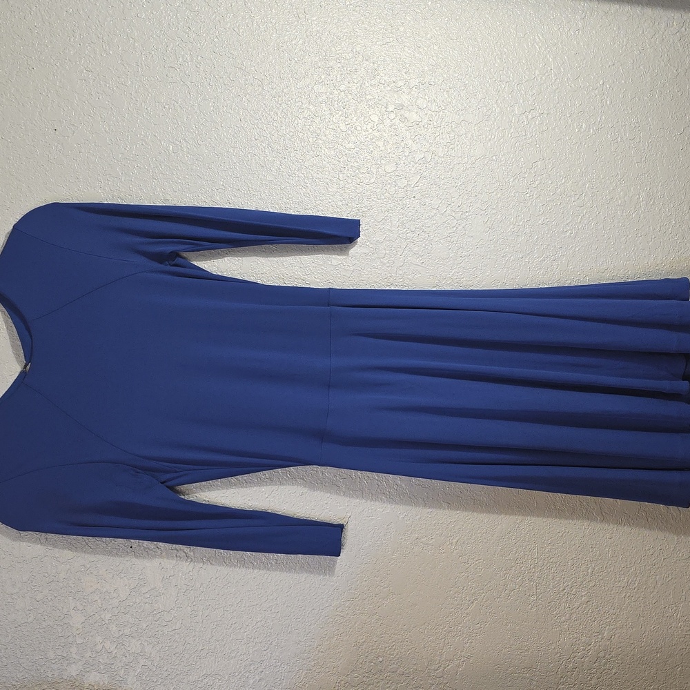 Other Stories Blue back out dress